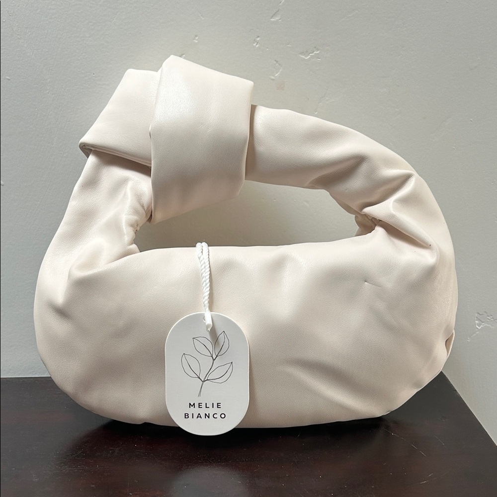 Melie Bianco Elegant Cream Shoulder Bag